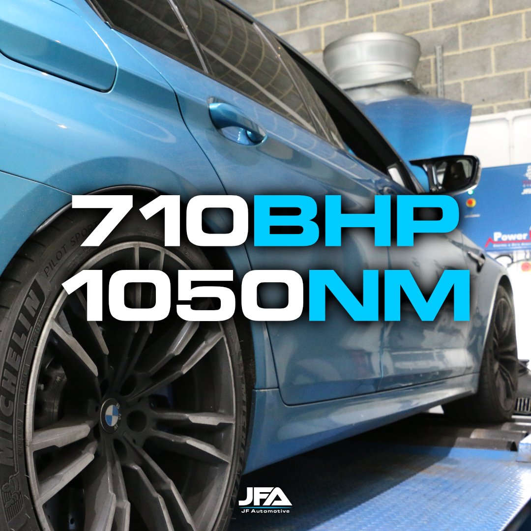 JFAutomotive's tweet image. Power up your BMW M5 with us, request a personalised quote via hubs.li/Q0235Gkz0 and achieve peak figures of 710BHP &amp;amp; 1050Nm of torque🏎️ #JFAutomotive #ECUSoftware #EngineTuning #GearBoxTuning #Modified #Fast #Dyno #JFATuning #Upgrade #BMW #BMWTuning #BMWM5 #BMWUpgrade