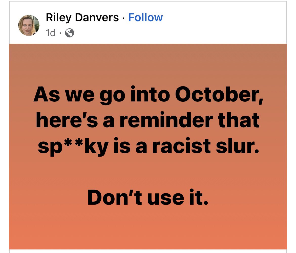 I saw this float across my FB feed today. What in the literal fuck is going on? #spooky #Spooktober2023 #Spooktober #WokeCulture #wokementality #WokeMindVirus