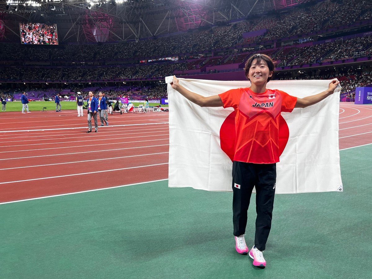 /／
【#杭州アジア大会🇨🇳】
チームカメラ📸
\＼

◆女子棒高跳決勝
2位🥈🇯🇵#諸田実咲（アットホーム）4m48※日本新

諸田選手自らが持つ🇯🇵日本記録を更新して見事🥈銀メダル獲得です🙌

3m40 -
3m60 -
3m80 ○
4m00 ○
4m10 ○
4m20 ○
4m30 ○
4m40 ○
4m48 ○
4m53 ×××