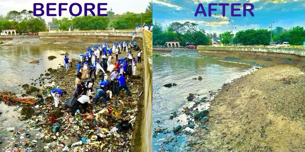 SpokespersonMoD's tweet photo. Joining hands for #SHS2023🚮🌏
The commitment of @IndiaCoastGuard to a cleaner environment shine through as they lead a massive cleanliness drive across India's coastline on 01 Oct 2023.
 #CleanCoastlines
#SwachhataPakhwada3.0
#SwachhataInDefence

More: https://t.co/4Z1PvMcQsg https://t.co/waGSecKI9e