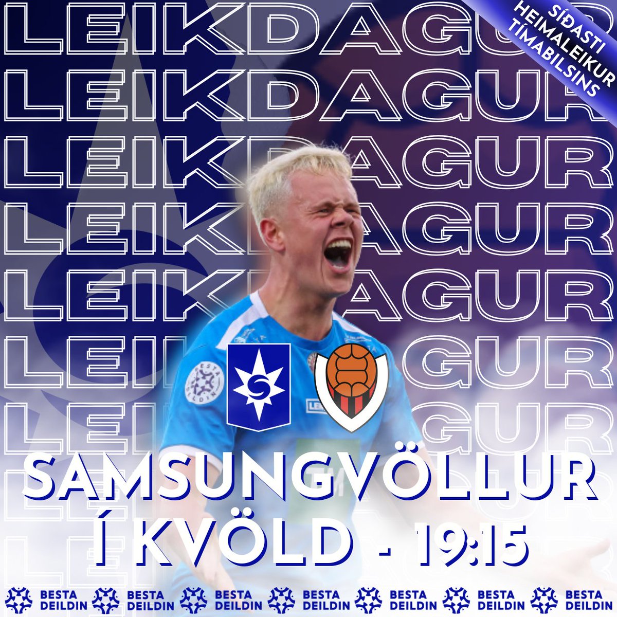 Síðasti heimaleikur tímabilsins er í kvöld á SAMSUNGVELLI! 

Hvar verður þú?

🔵Svæðið opnar 18:00 

🔵Stjarnan - Víkingur R. 19:15 

#InnMedBoltann

FJÖLMENNUM Á VÖLLINN! 💙