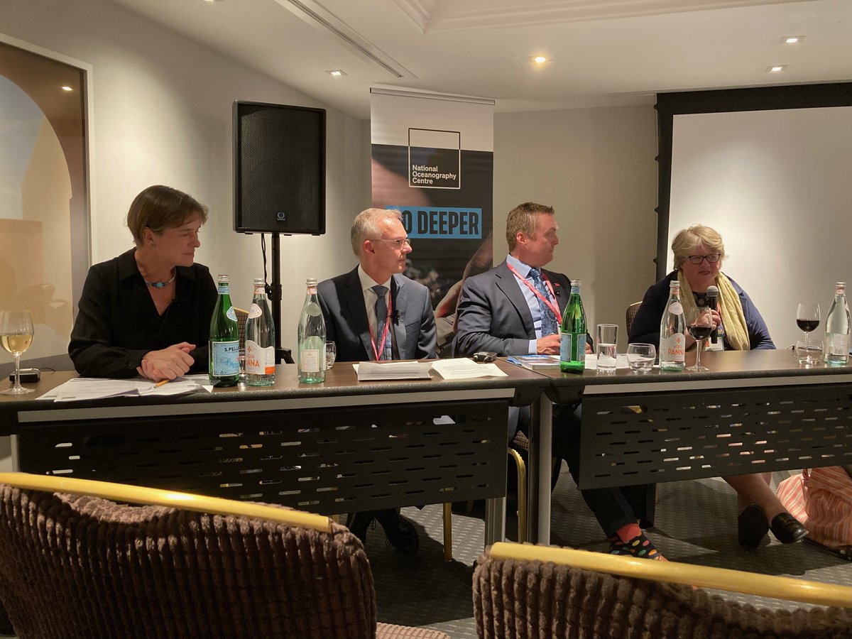 NOCnews's tweet photo. Last night NOC sponsored an ocean question time at the Conservative Party Conference!

The event engaged science, industry and politicians and discussed how we champion our ocean. 🌊

#CPC23 https://t.co/YtKKMmj3mZ