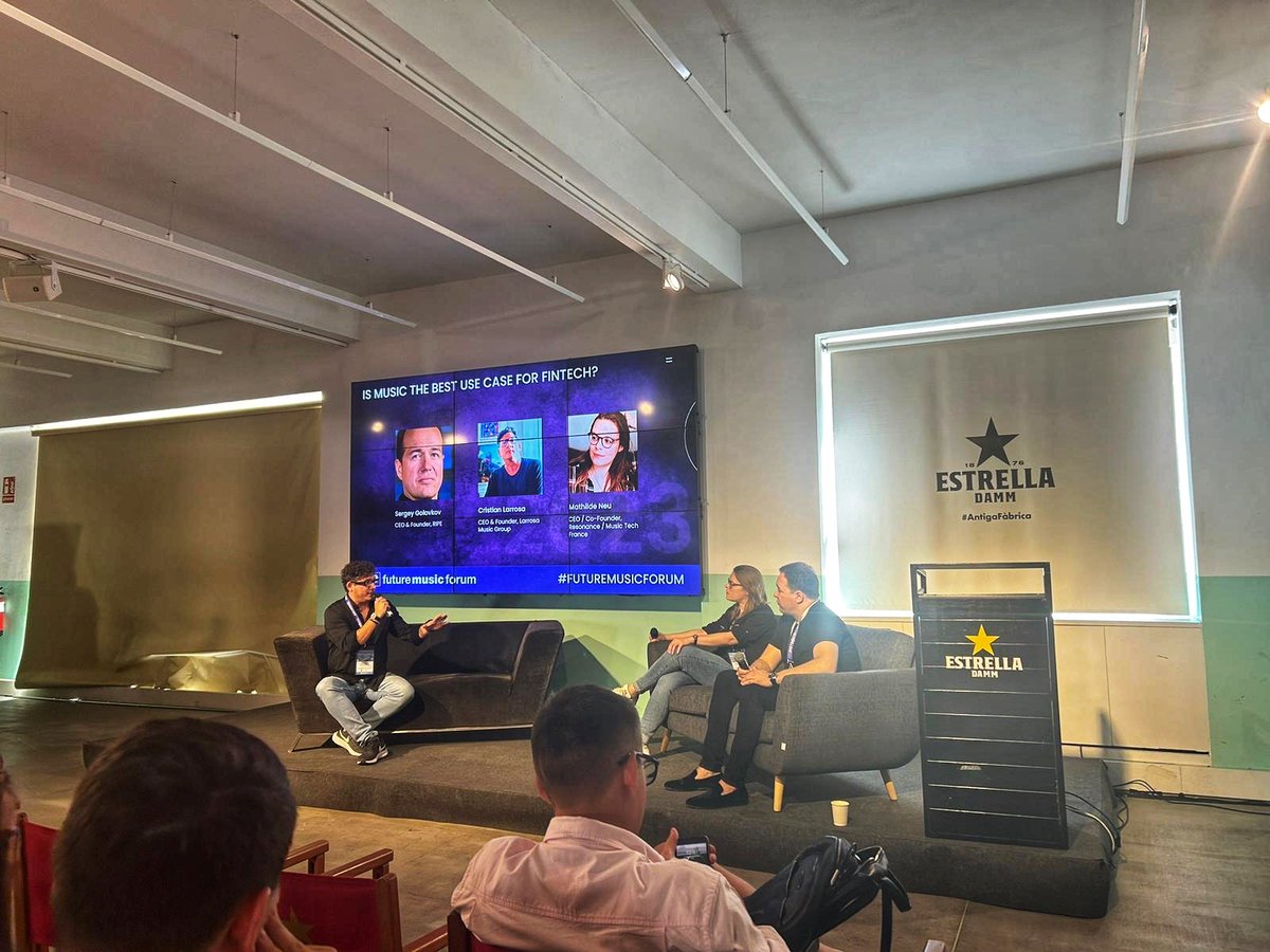 🇫🇷 Un grand merci au #futuremusicforum 2023 !

C’était une semaine intense chez Resonance avec l’événement #musicindustrycity !

Merci pour l’invitation de Résonance &amp; Music Tech France pour la modération d’un panel Musique &amp; Fintech 🎙️📍🇪🇸
