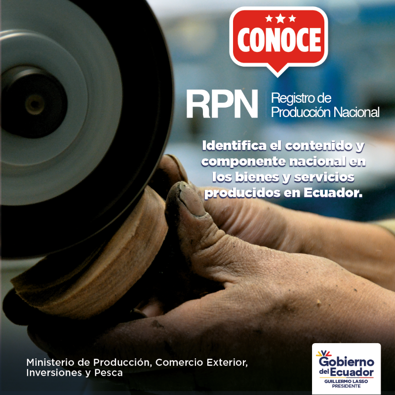 Produccion_Ecu's tweet photo. 🗣️Ayúdanos a identificar la capacidad productiva del Ecuador.

Accede al Registro de Producción Nacional ➡️ https://t.co/76XTojX1KK

De esta forma serás parte del 📒catálogo nacional de productores.