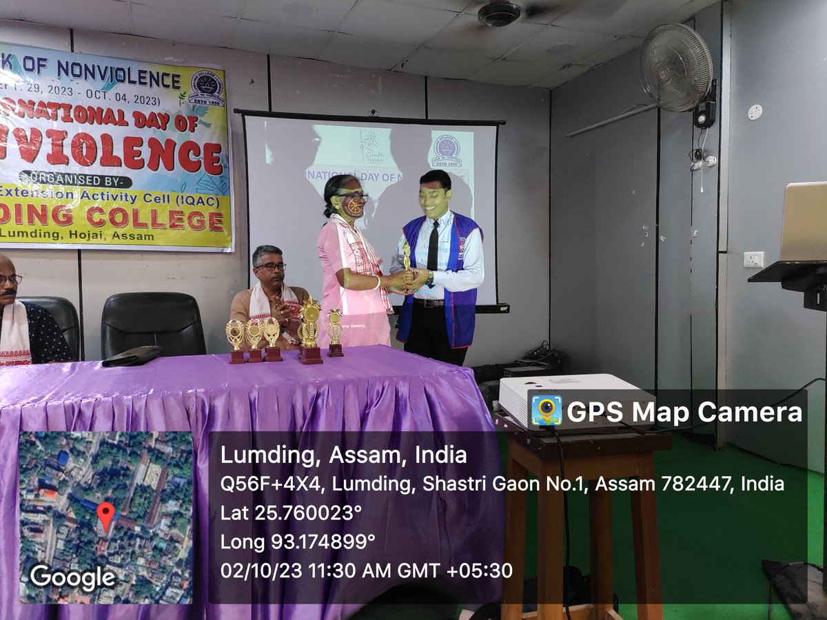 LumdingNss's tweet photo. Lumding College NSS unit conducted an online essay writing and Drawing competition on 29th Sept and 30Sept respectively. Accordingly, we distributed prizes to the winners on 2oct,2023. 
@_NSSIndia 
@nss_rdguwahati @DrRanjanKrKaka1 https://t.co/DflszKtT9I