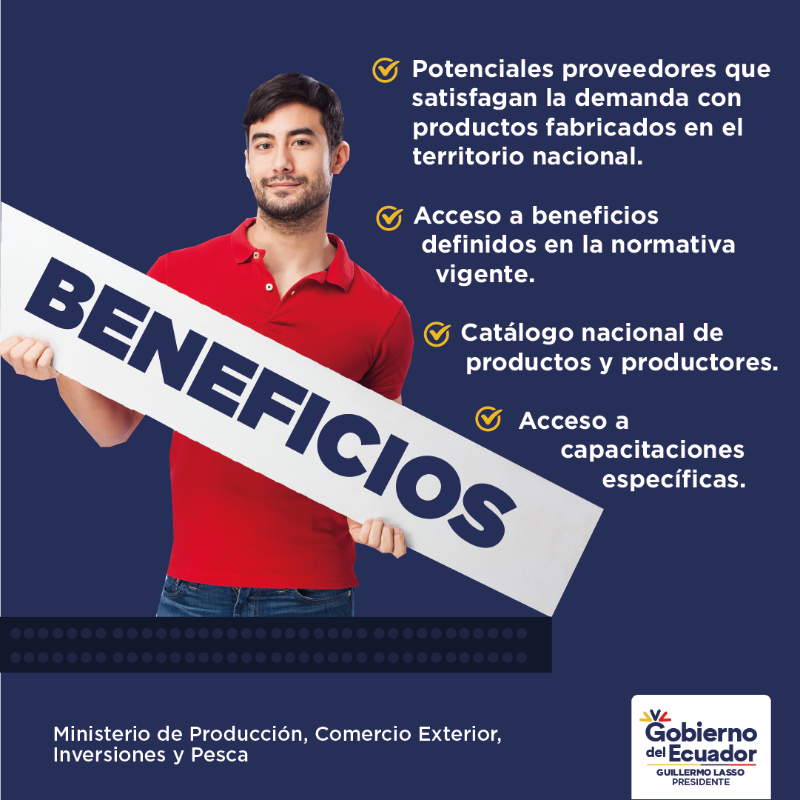 Produccion_Ecu's tweet photo. 🗣️Ayúdanos a identificar la capacidad productiva del Ecuador.

Accede al Registro de Producción Nacional ➡️ https://t.co/76XTojX1KK

De esta forma serás parte del 📒catálogo nacional de productores.