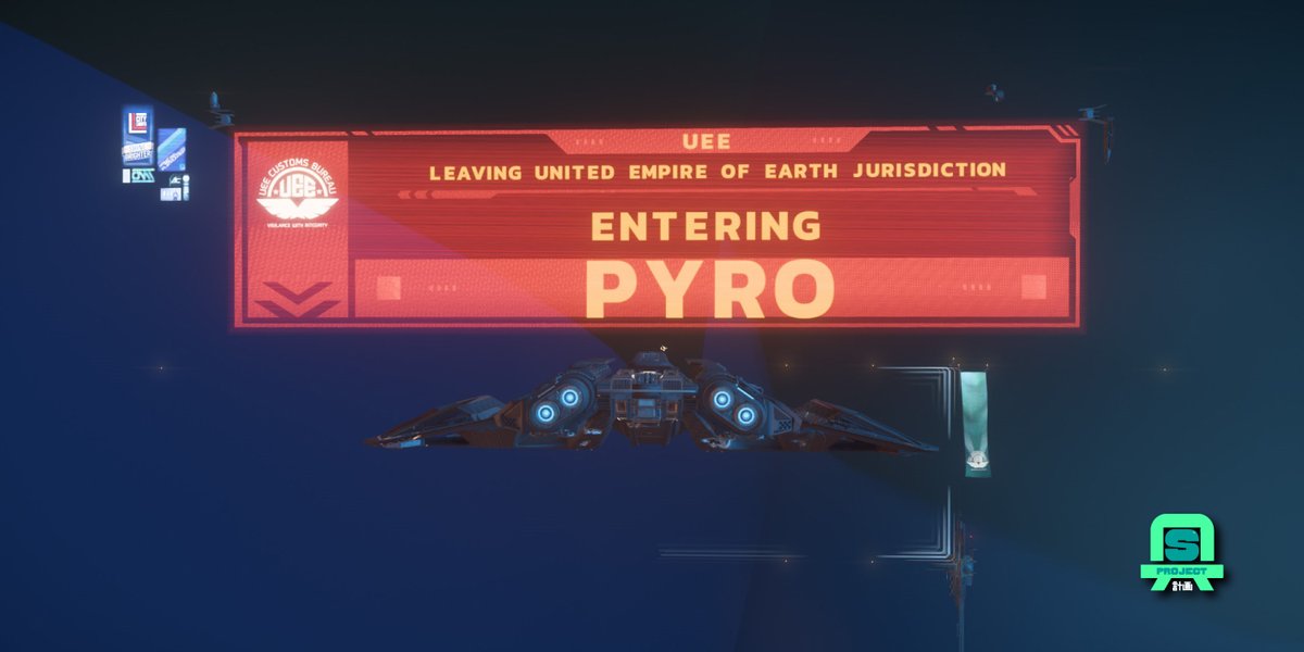 aitord_'s tweet image. Leaving United Empire of Earth Jurisdiction... ✨ #StarCitizen #PyroSystem @RobertsSpaceInd