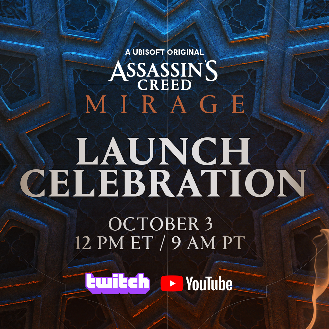 Assassin's Creed Mirage Launches October 12