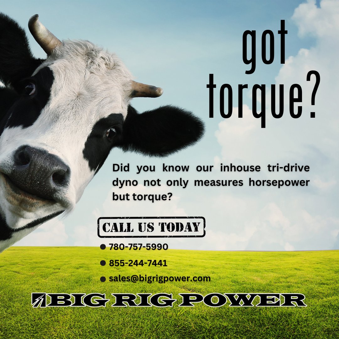 BigRigPowerYEG's tweet image. "Got Torque? It's key when hauling 🚚 or tackling inclines🏔️. Our dyno measures not just hp but wheel and engine torque for total Big Rig insights🔧💪. More at bigrigpower.com/services/dyno #TorquePower #UnleashPerformance #PowerHaul #InclineVictory #dynopower"