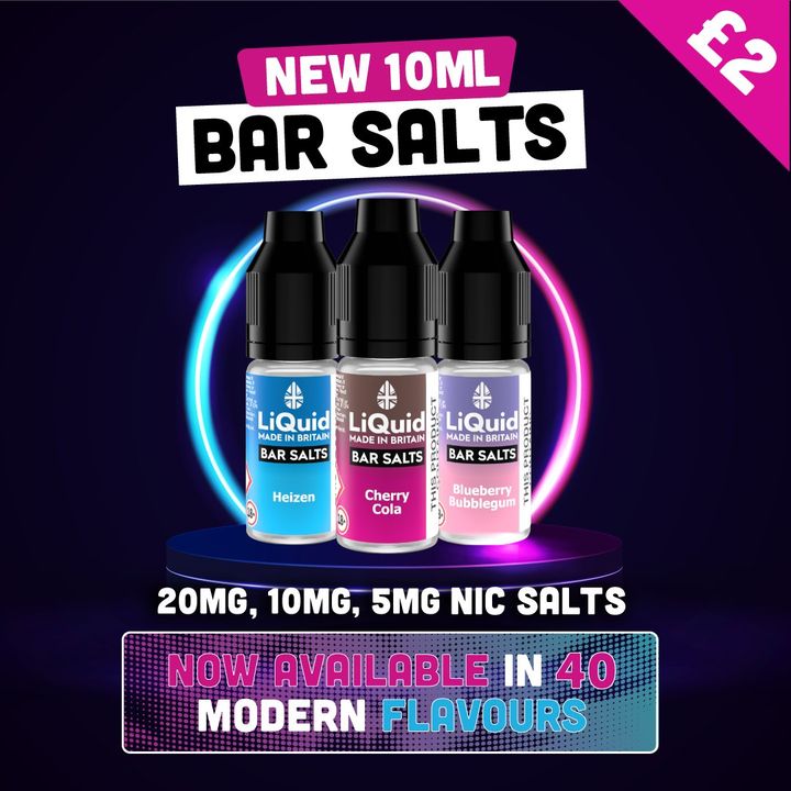 40 NEW BAR SALT FLAVOURS AVAILABLE NOW! 😱🎉

Check out our extensive range of 40 exciting bar salt flavours, a great alternative to disposable vapes! 🍒🍃🍓🍹

Shop now via the link in our bio 🔗

#vape #vapenation #vaping  #vapedaily #vaper #eliquid #ecigs #onepoundeliquid