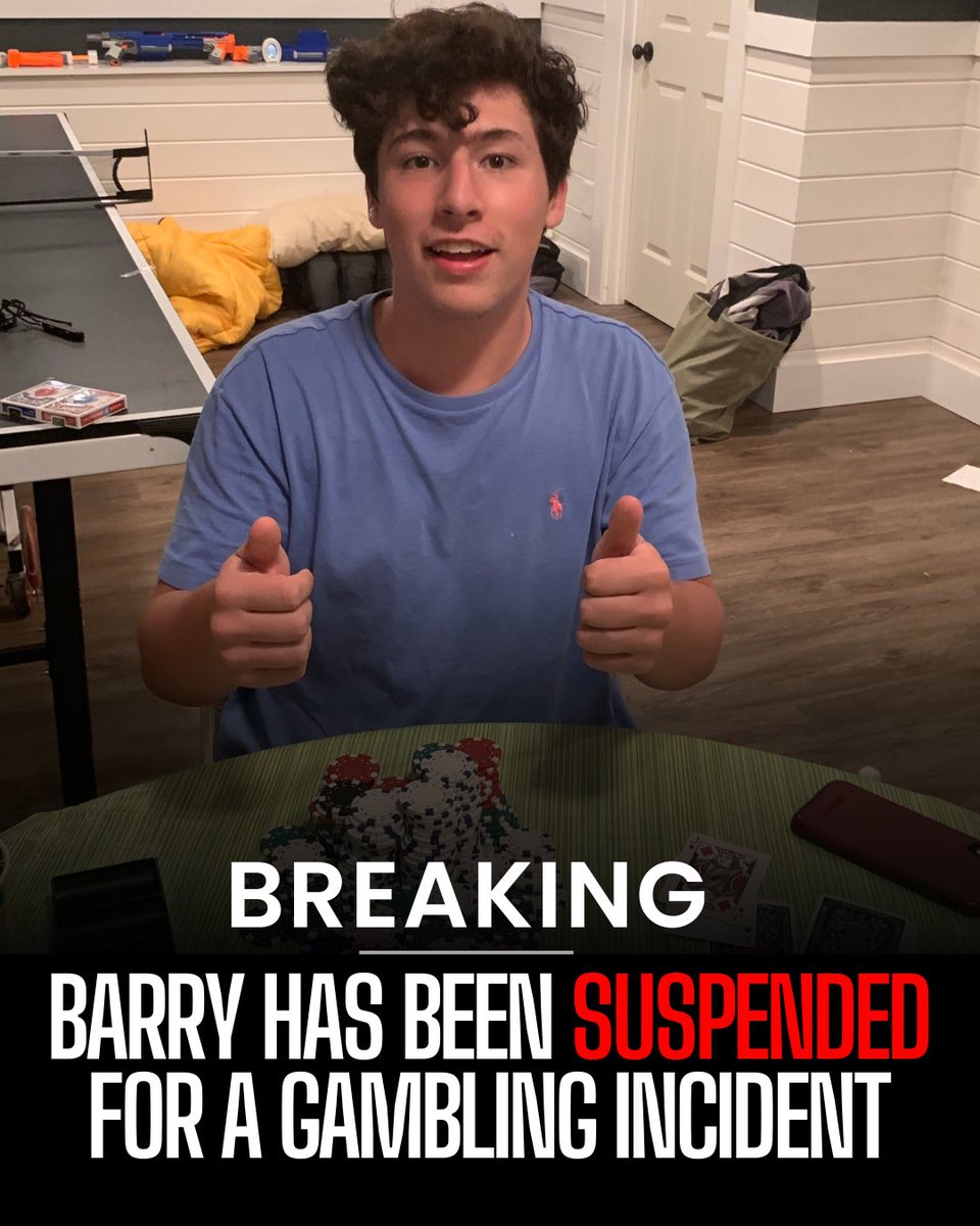 gurbchumble's tweet photo. BREAKING: Massive Barry is being recalled to the bench after a gambling incident,  Sack will be returning to the roster. https://t.co/Yl6UC9c7Wy