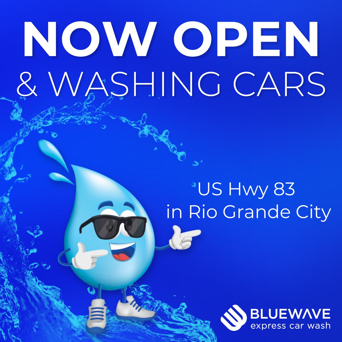 We are #nowopen in #RioGrandeCityTX! We are excited for our #newlocation and look forward to washing your cars! Stop by and ask us about our #limitedtimeoffer on our unlimited wash packages. Have a clean car all month long!