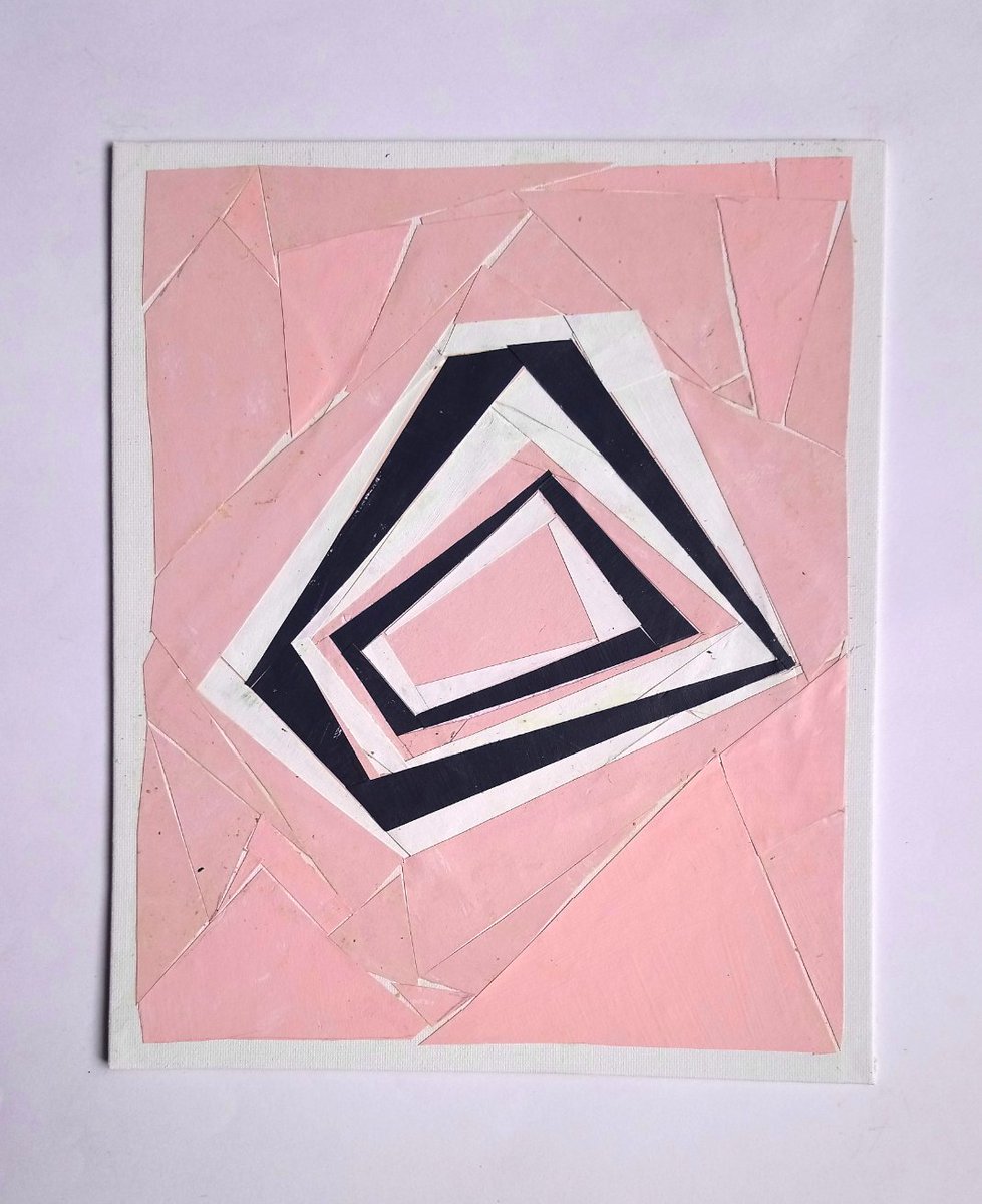 Paynes Grey, Raw Umber, Titanium White and Naphthol Red Light 

Untitled (021023), acrylic and collage on canvas board.

#contemporaryart #contemporarypainting #abstractpainting #abstractart #contemporaryprint #collageart #collage #GoldenAcrylics