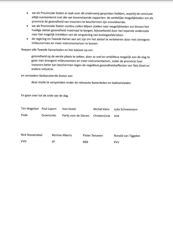 "Met een auto uit 1924 kom je geen milieuzone meer, maar de eeuw oude fabriek van <a href="/TataSteelNL/">Tata Steel Nederland</a> kan binnen de regels doordraaien." 

Landelijke regels moeten worden aangepast om gezondheid op één te zetten. Samen met o.a <a href="/PvdAnh/">PvdA Noord-Holland</a> roept @laportpaul het Rijk op dit te doen.