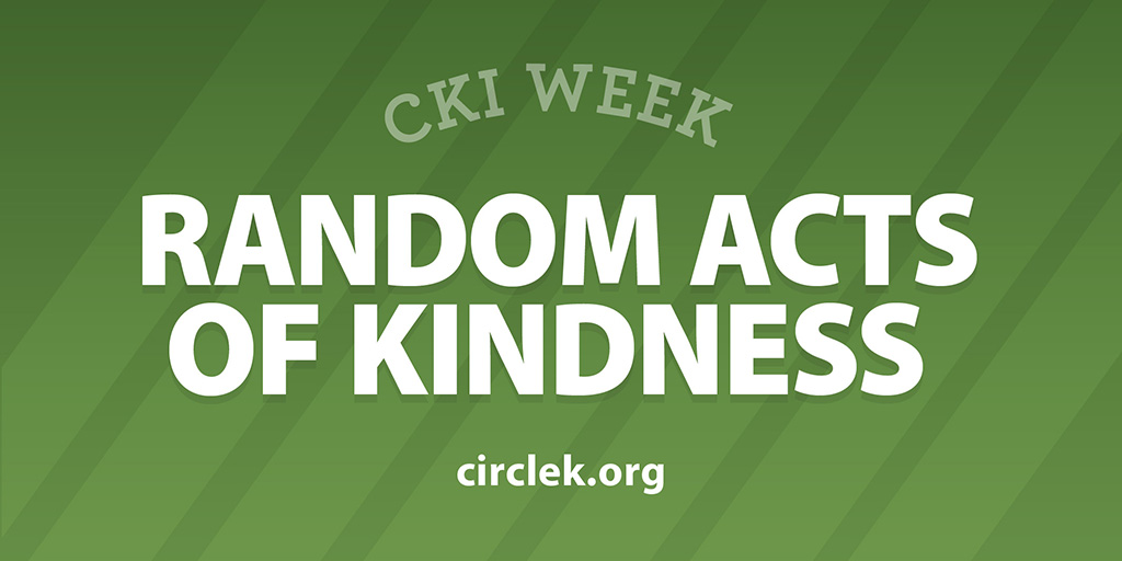 CKIAlumni's tweet photo. CKI is all about making the world a better place. Brighten someone’s day with an act of kindness. https://t.co/pn2wbo8yxk