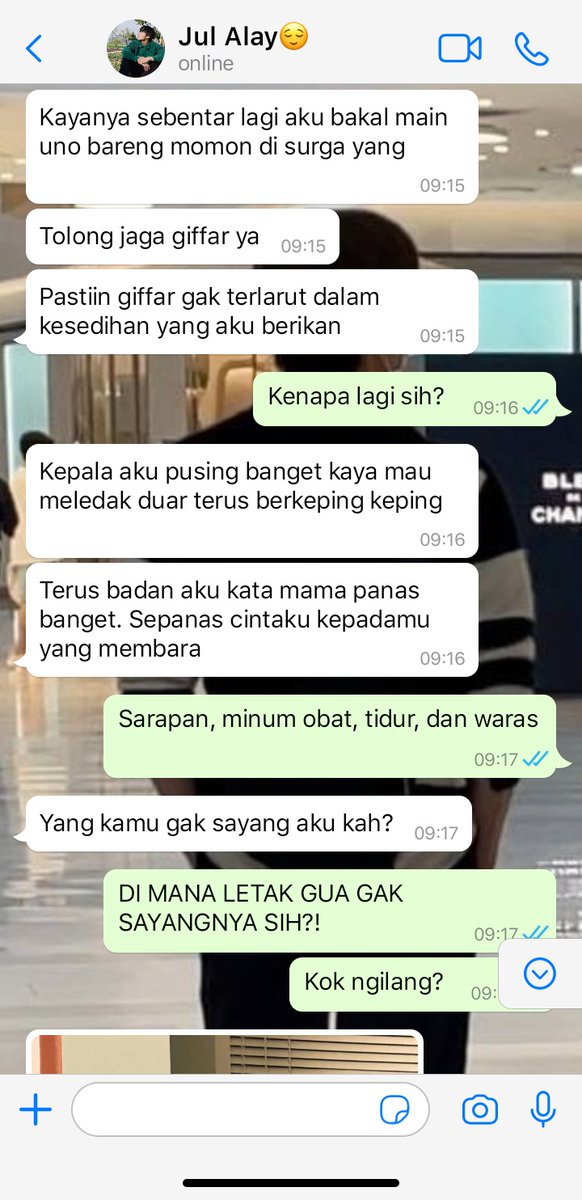 leootyping's tweet photo. Ketika orang sejenis Julian sakit

Jeongharu tweet au. https://t.co/JtnsoeXILW