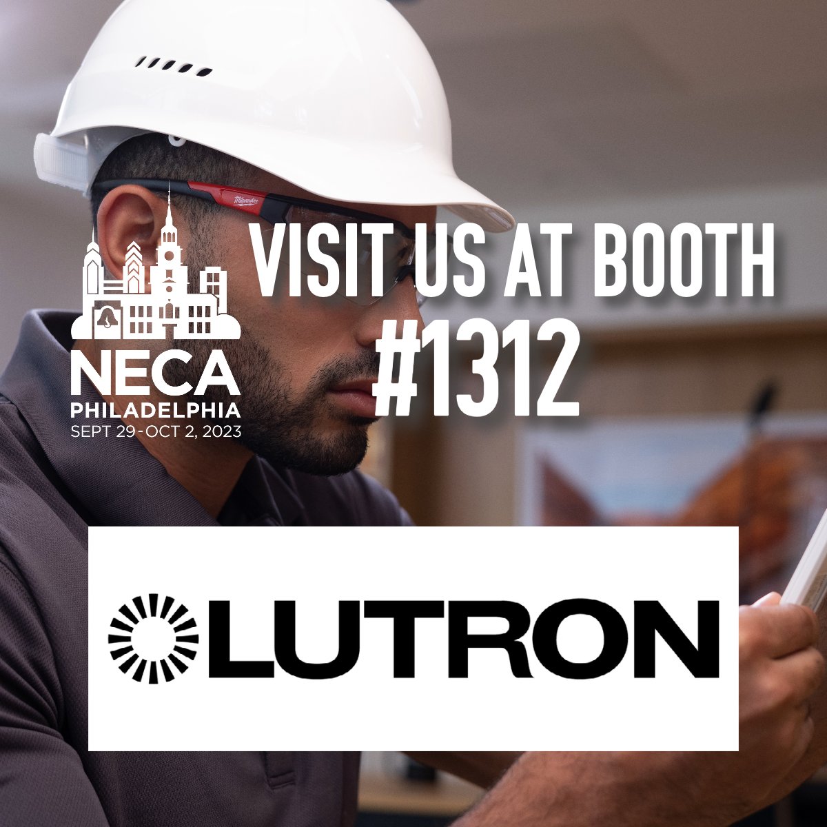 Visit @Lutron at booth #1312 during #NECAPhilly23 to learn about the most reliable wireless lighting control system. Stop by to learn how to get trained as a Vive Badged Contractor. Learn more 👉 hubs.ly/Q023-xvS0 #NECAAmbassadorSponsor #WeAreNECA