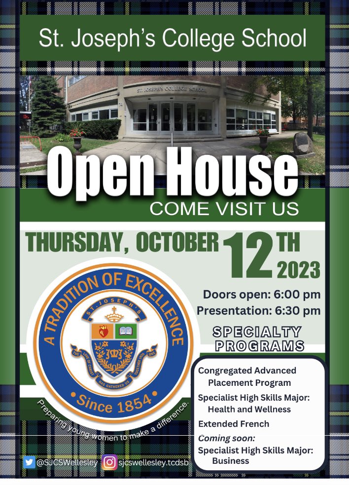St. Joseph's College School - TCDSB tweet media