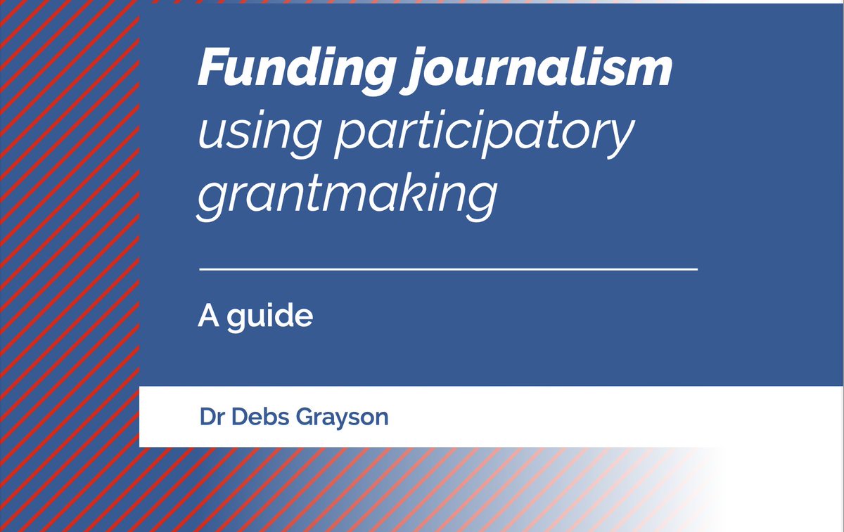 We are delighted to support the work of the @PINewsF and the @mediareformUK in creating this guide to applying the principles of participatory grantmaking to journalism funding, written by Dr Debs Grayson & funded by @jrct_uk. Read it on our website👇 iwa.wales/our-work/work/…