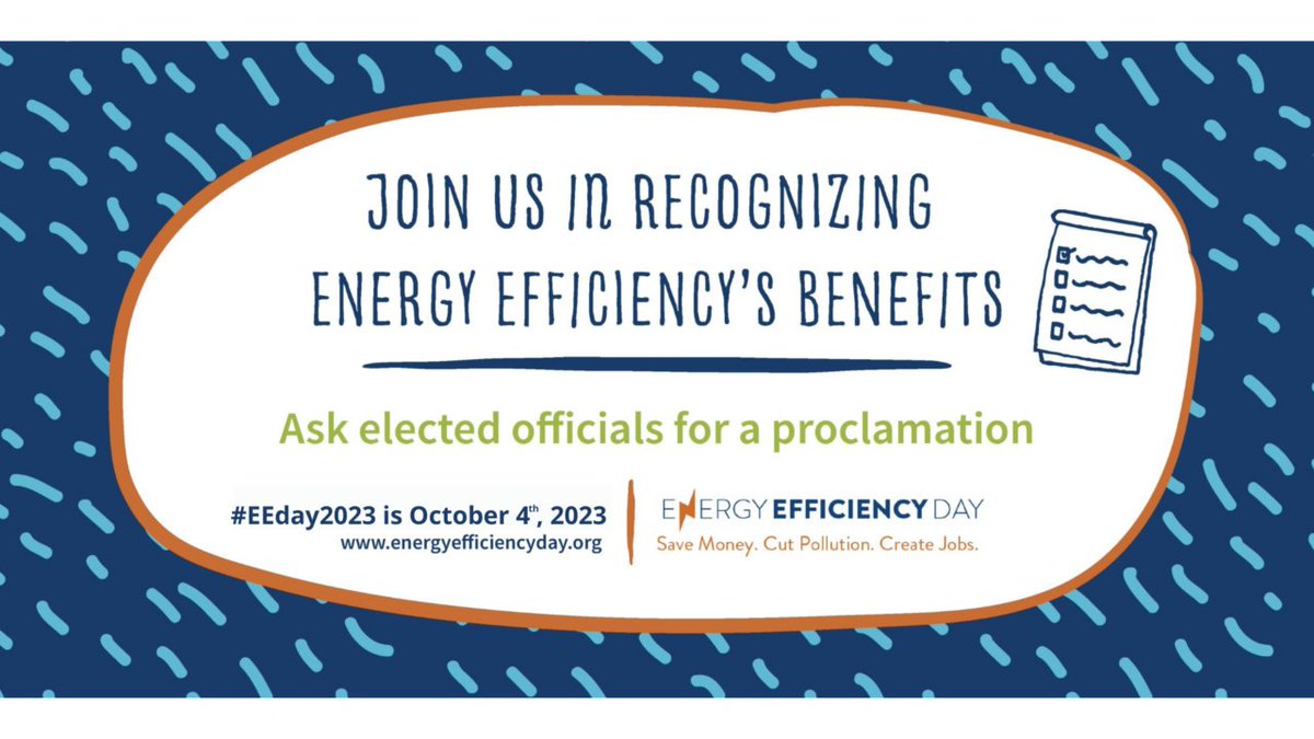 ICASTusa's tweet image. Join thousands of people who have already pledged to #SaveMoney, #CutPollution &amp;amp; #CreateJobs for #EEDay2022 on Oct. 4.! bit.ly/EEDay2023