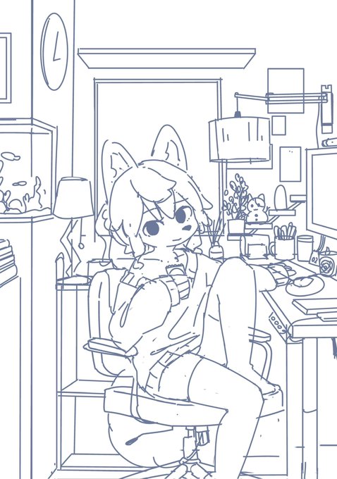 第一ラフ         第二ラフ 