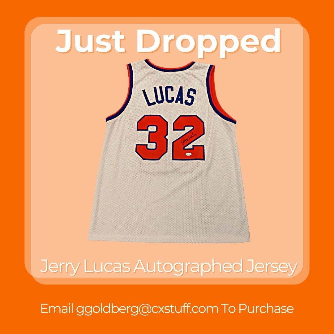 The NBA season is just 3 weeks away! Who is your favorite team, and where do you think they'll end up in the standings at the end of the season? If you're a Knicks fan, you're going to love this. Check out this Jerry Lucas autographed jersey, available now for only $499.99!