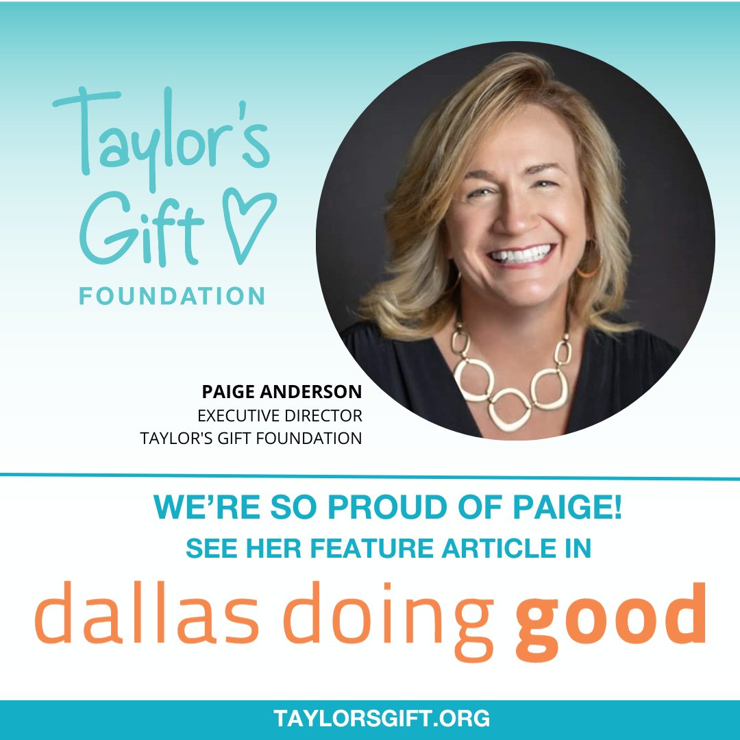 Big shoutout to Dallas Doing Good for the wonderful article announcing Paige Anderson as our Executive Director! 💙 

dallasdoinggood.com/paige-anderson…