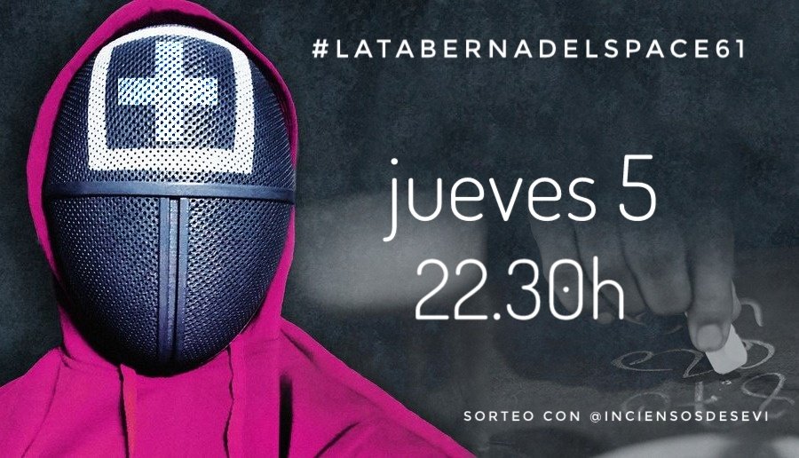 tabernadelspace's tweet photo. Una semanita más, para nuestra gente, #LaTabernaDelSpace61 ¡sígannos! 😉😉
🔊(cuenta) @EstrellaCarre
📅 Jueves 5
⏰️ 22.30
🎙@ElNietoDePepita @EstrellaCarre @Manu_Lamprea @juladaort y @flermacarrion 
Sorteo @inciensosdesevi 🤟🏽 https://t.co/WX4c0n3apm