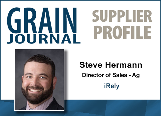 GrainFeedEquip's tweet photo. Steve Hermann, Director of Sales - Ag, iRely has been with the company for one year; he enjoys youth wrestling, sporting clays, golfing, hunting, &amp; fishing. Read his Grain Journal Supplier Profile here → https://t.co/KalmQmKQoJ https://t.co/Z5IIo761WL