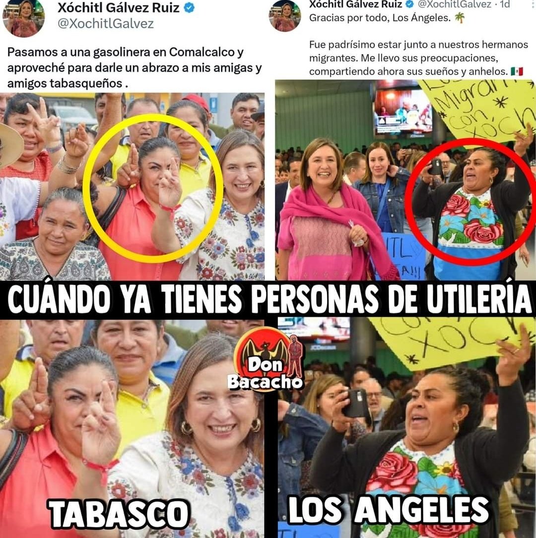 Hasta los "fans" de <a href="/XochitlGalvez/">Xóchitl Gálvez Ruiz</a> son plagiados...