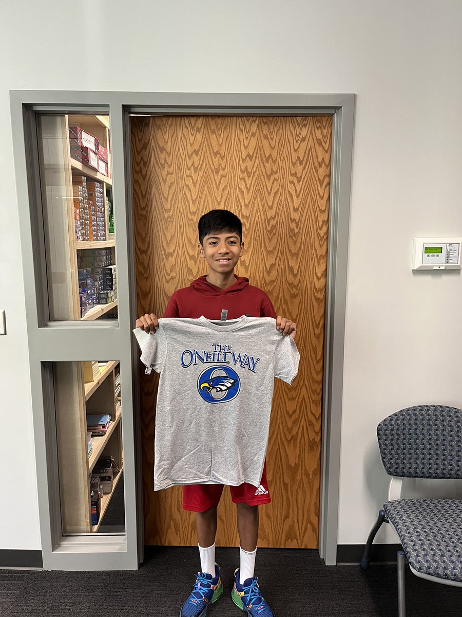ONeillEagles's tweet photo. Congratulations to Alonso Luna-Hernandez and Turner Heiss for earning the September #ONeillWay Award. https://t.co/5tMRhLD8Ss