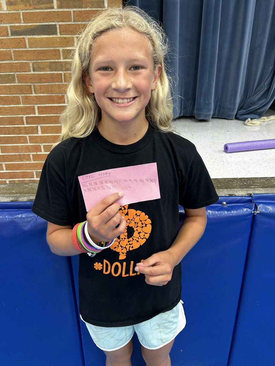 Miss Cora set a new record for boys and girls here at <a href="/MCE_EastEagles/">Mill Creek East Elementary</a> for our Beat the Beeps (Pacer Test) 🏃‍♀️

100 of them!! 🎉

Way to go kiddo!!!