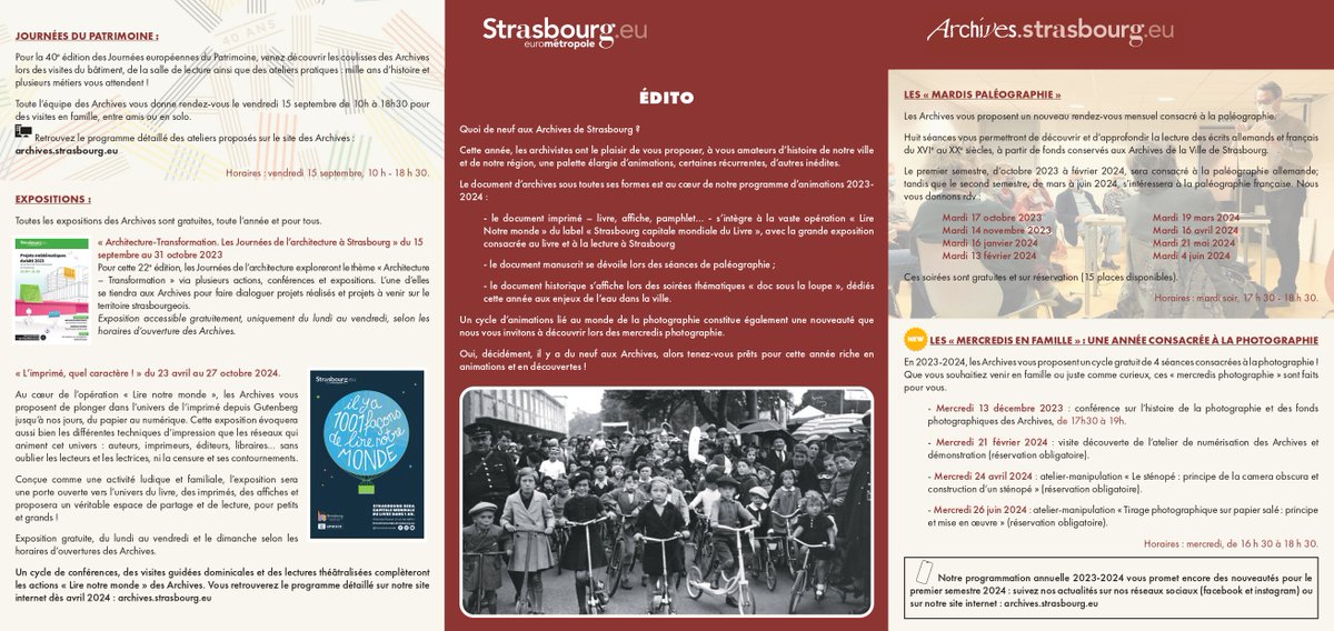 Archives Strasbourg tweet media