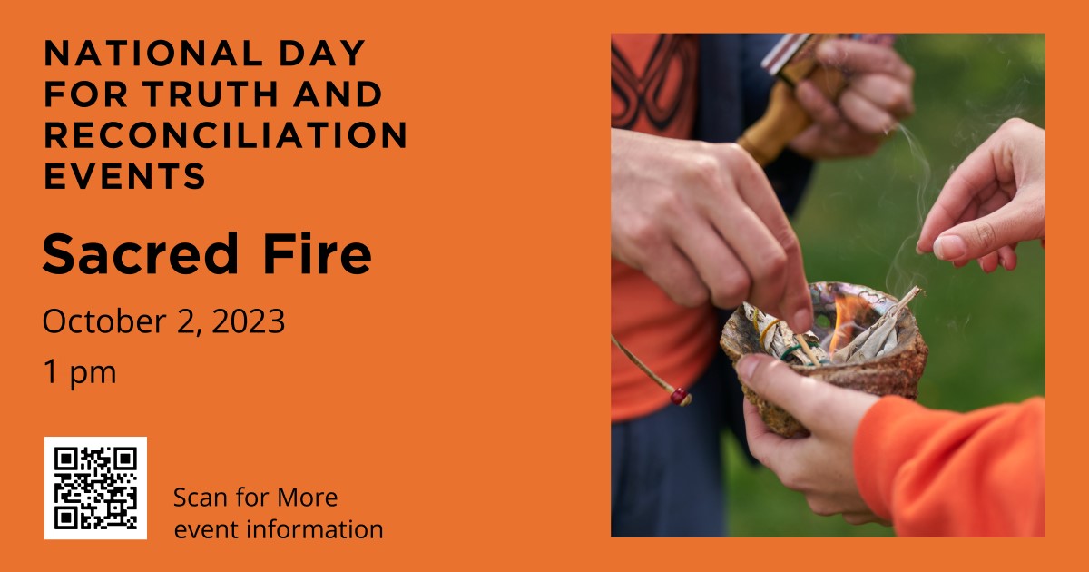 The #QueensU community is invited to join a sacred fire today at 1 pm at Agnes Benidickson Field to reflect on the intergenerational impacts on Indigenous peoples and communities, &amp; commit to reconciliation. Find out more at queensu.ca/indigenous/tru…