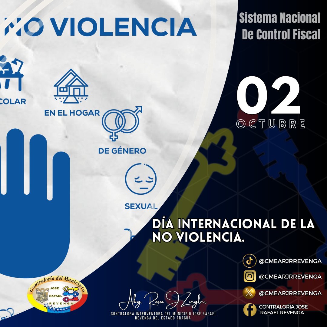 CMEArJRRevenga's tweet photo. #Efemeride #TalDiaComoHoy #2DeOct y Con motivo del natalicio de Mahatma Ghandi, el mundo celebra hoy el Día de la No Violencia. https://t.co/tTb6Df0dcp