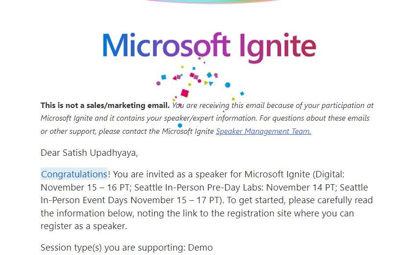 Satish Upadhyaya tweet media