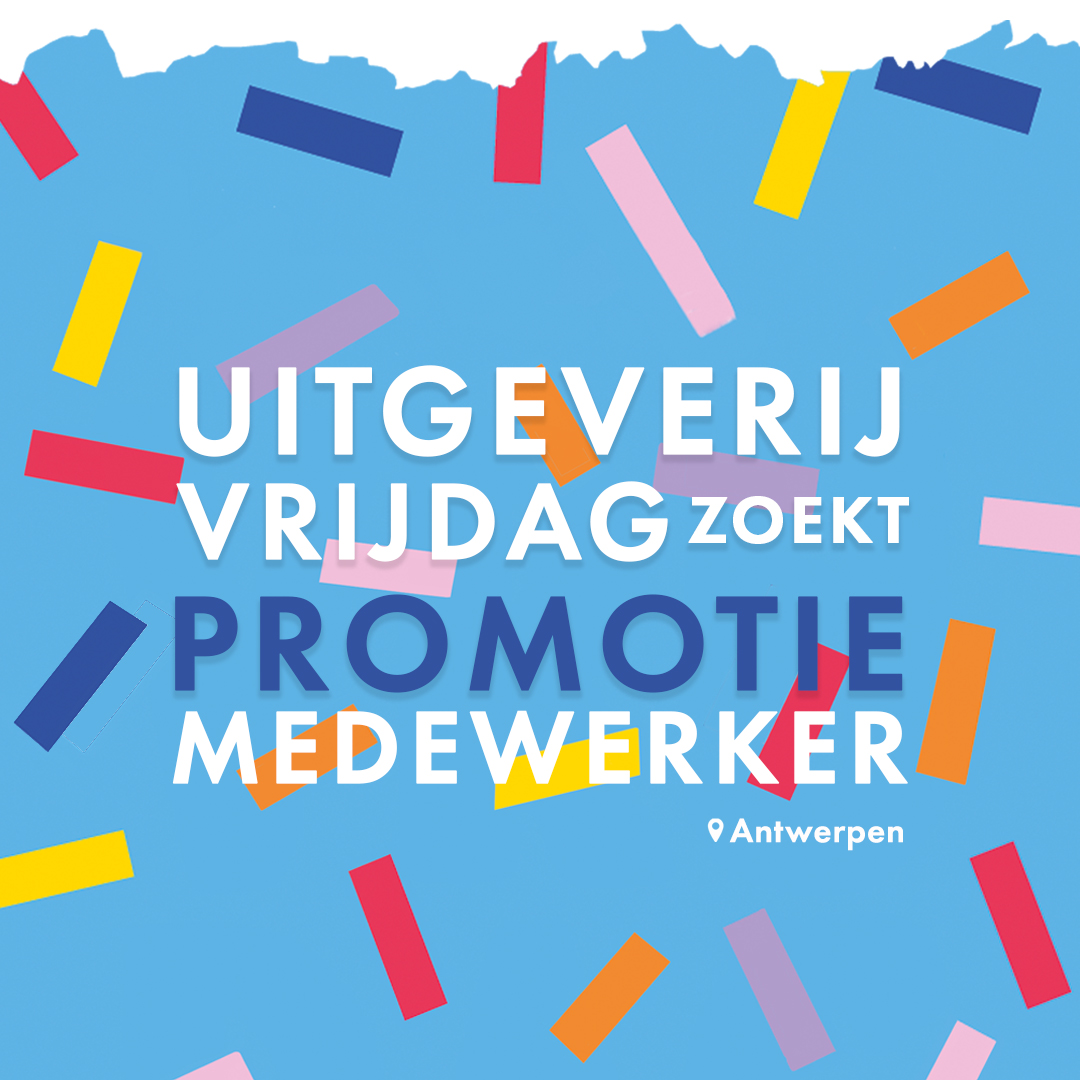 Voor ons promotieteam zijn we op zoek naar versterking. Ben jij een enthousiaste boekenliefhebber met organisatietalent en een hart voor sociale media? We maken graag kennis met jou!

💻 Ontdek de vacature en verstuur jouw kandidatuur: bit.ly/3Q2jXGR