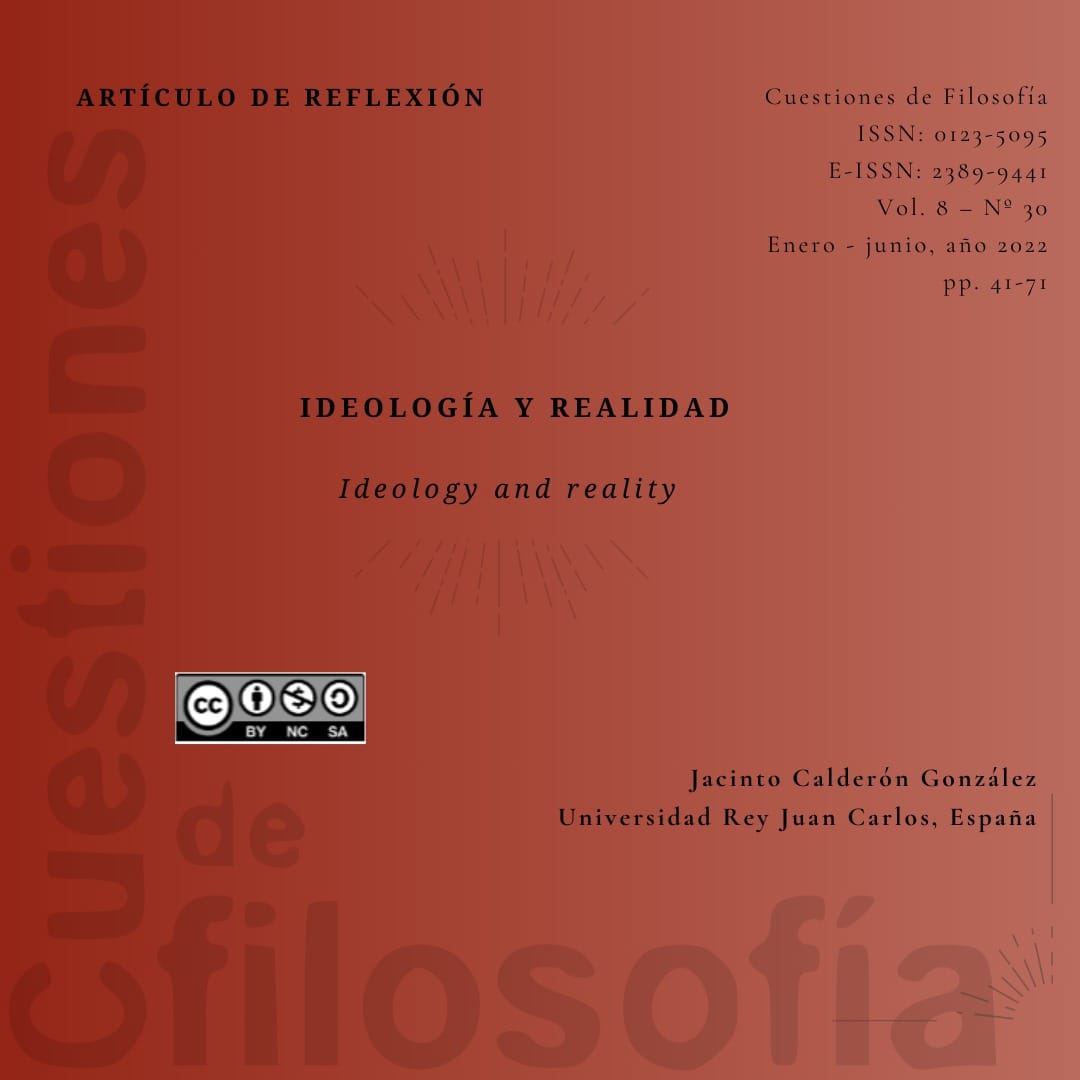 #CuestionesdeFilosofia ARTÍCULO DE LA SEMANA: Ideología y realidad.
ARTICLE OF THE WEEK:  ideology and reality.
doi.org/10.19053/01235…
#filosofia  #filosof #literatura #poesia #frases #arte #amor #n #cultura #vida #philosophy #livros #sociologia #nietzsche #pensamentos #es