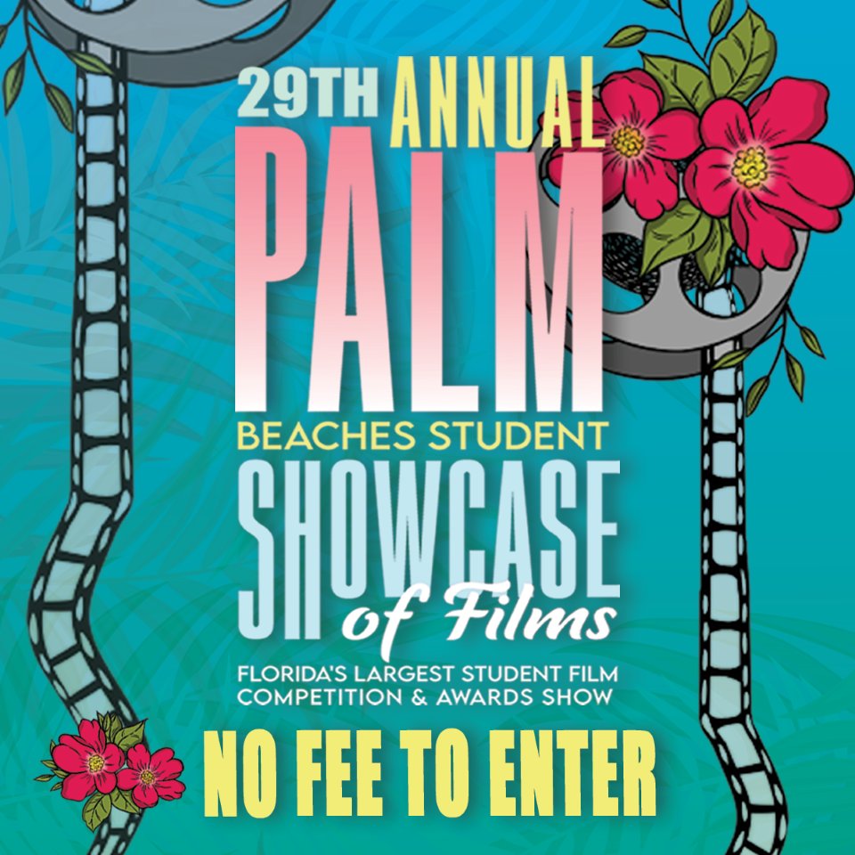 StudentFilmsFL's tweet photo. It's OFFICIAL!!! The Call for Entries for the 29th annual Palm Beaches #StudentShowcaseOfFilms is now OPENED! 

Open to ALL Florida High School and College Students, #SSOF will award $24K in 2024 

Follow @PBCFilmandTV and visit https://t.co/VMaC2NRyTW for more information! https://t.co/xR3CAgdYKF