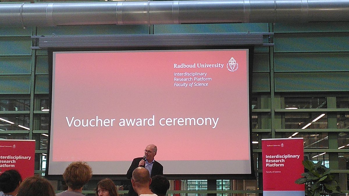 Today is the @radboudscience Interdisciplinary Research Platform (IRP) voucher award ceremony! Let's see who the winners are this year ...