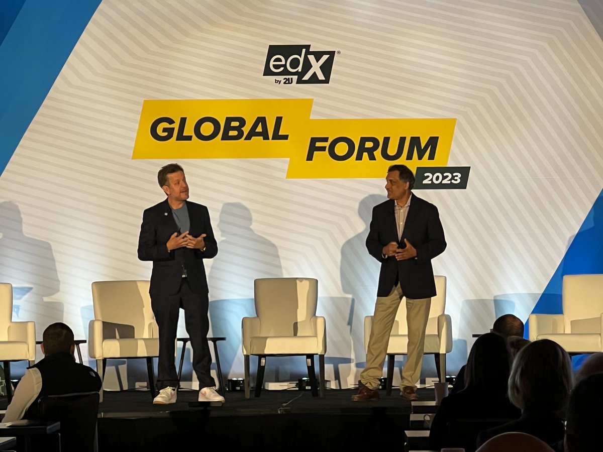 2U_education's tweet photo. Kicking off our 2023 Global Forum! Thrilled to unite some of the best and brightest from across the globe to envision the next chapter in online education. Anticipating insightful dialogues and powerful partnerships. The future is ours to shape! 🌎✨#edXGlobalForum #NoBackRow https://t.co/2eZASUEBLM