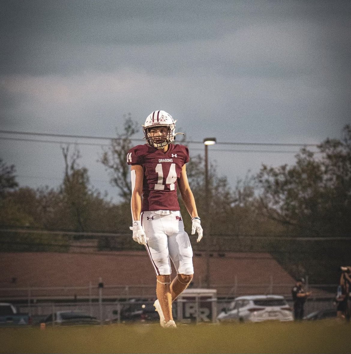 Up next! Week 6 PC AOW Nominee: Hank Aapl, Safety, Round Rock. 

The safety had his finger prints all over the game, with 5 tackles, 1 TFL, 1 Sack, and 1 INT. Not just that, but he had a HUGE returned blocked Field Goal for a TD!