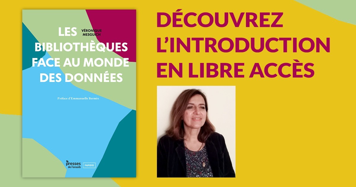📖 "Les #Bibliothèques face au monde des données" : découvrez l'introduction

Nous vous proposons la lecture de l'introduction de l'ouvrage de Véronique Mesguich en libre accès, en préambule à la soirée-débat du jeudi 5/10 en présence de l'autrice.

👉 presses.enssib.fr/actualites/bib…