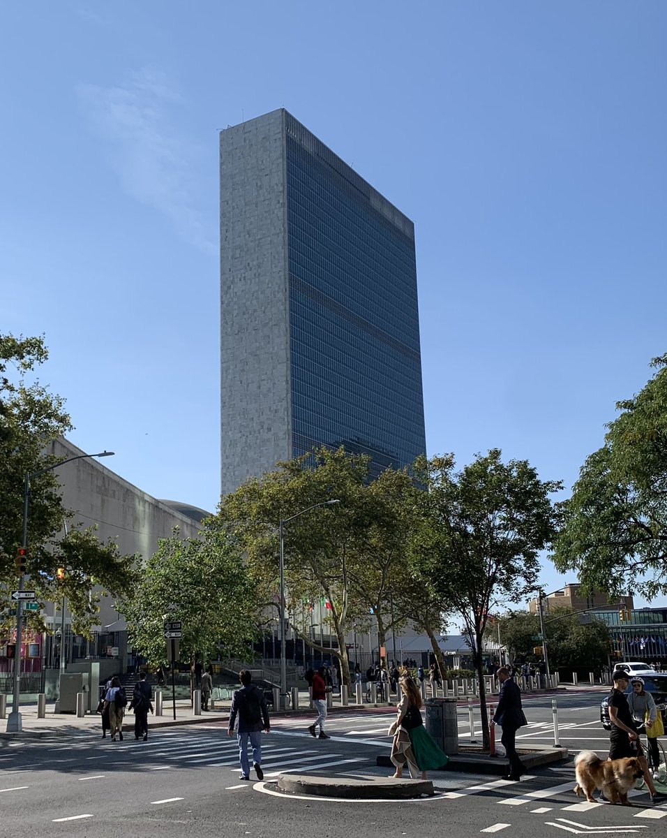 AidanLiddle's tweet photo. Good to be back in New York as #UNGA78 #FirstCommittee gets underway. Five weeks of intensive debate and negotiation starts here! https://t.co/pF9sjbwu4E