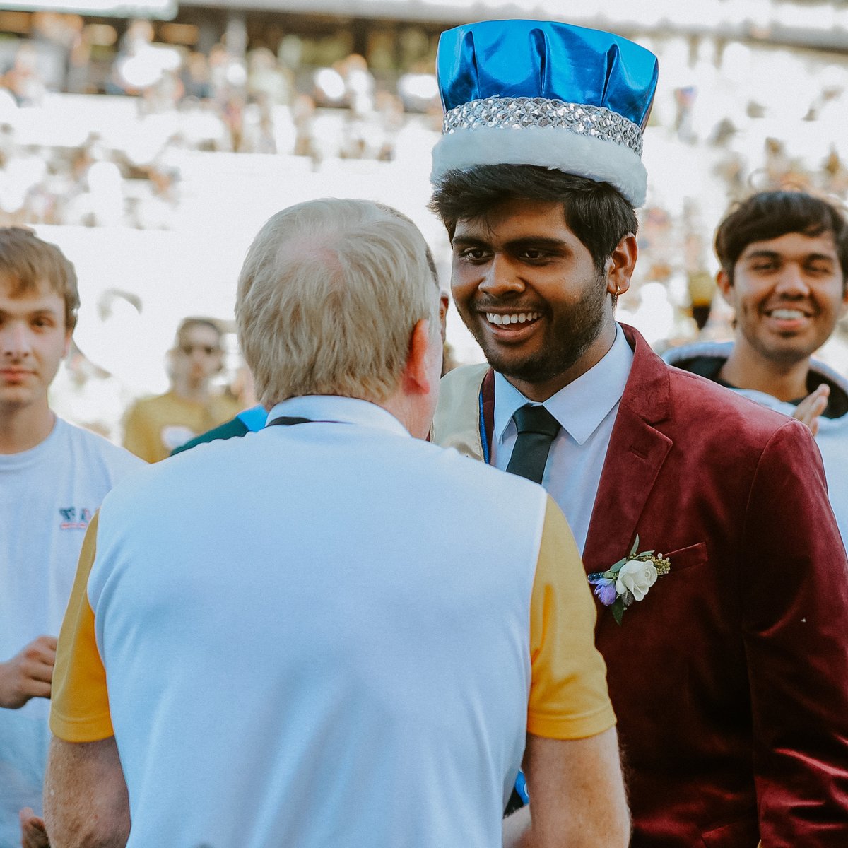 UToledo's tweet image. What a Homecoming Weekend – topped off with the crowning of our King, Dhiraj Mohite and Queen, Ella Moscinski.
