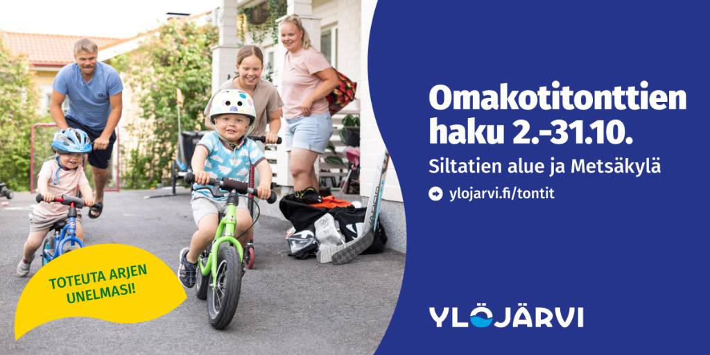 YLOkaupunki's tweet photo. Tonttihakumme on käynnistynyt! Jaossa on 23 tonttia keskustan tuntumasta: 18 Siltatien alueelta ja 5 Metsäkylästä. Kaikki tontit voi joko ostaa tai vuokrata #Ylöjärvi #Siltatie #Metsäkylä #tontti #KotiinYlöjärvelle #SuurenmoisenTavallinen https://t.co/XqyRw9cQ42 https://t.co/RSyTwlBu0D