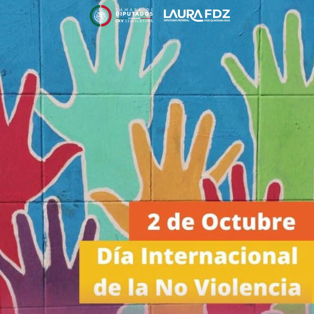 “La violencia es el miedo a los ideales de los demás”  
Mahatma Gandhi

Les deseo un exitoso inicio de semana 🙏🏼🤗 !

#2DeOctubre
#DíaInternacionalDeLaNoViolencia