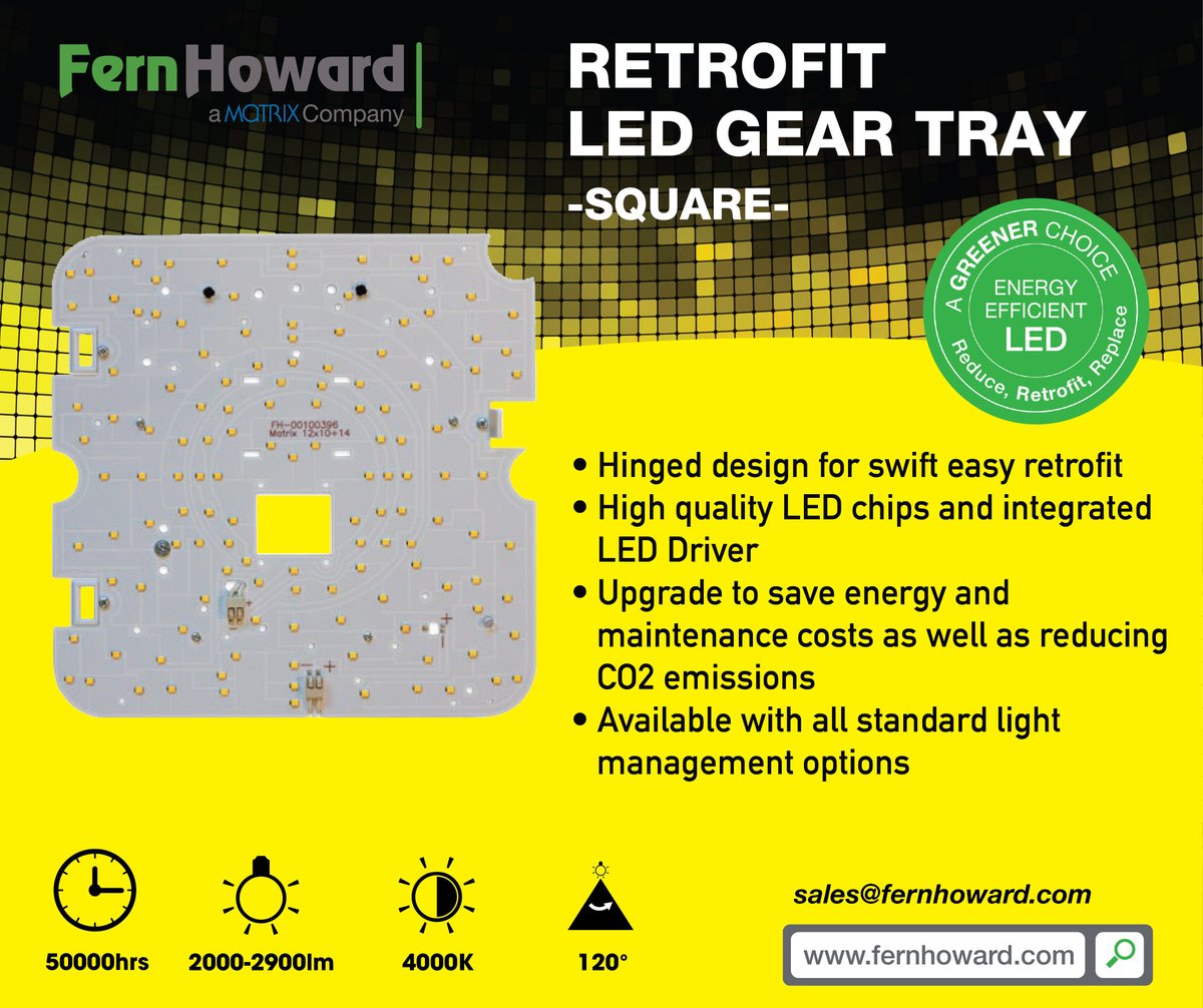 🌍💡 Why discard an entire fixture when only a part needs replacing?

Upgrade today to save on energy, cut maintenance costs, and reduce your carbon footprint. Available with all standard light management options.✨  #LEDLighting #EnergyEfficient #FernHoward #LED