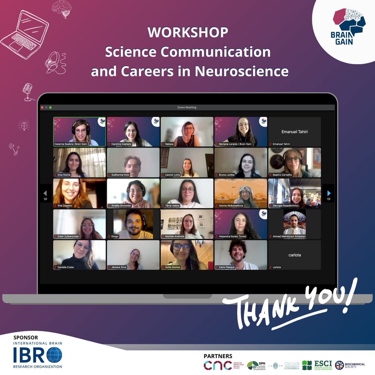 Brain Gain - À Descoberta das Neurociências tweet media