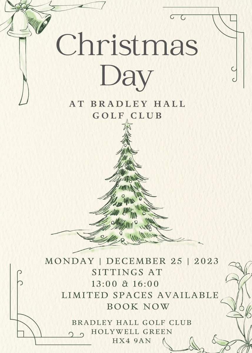HXBHGC's tweet image. Email: admin@bradleyhallgolf.co.uk
